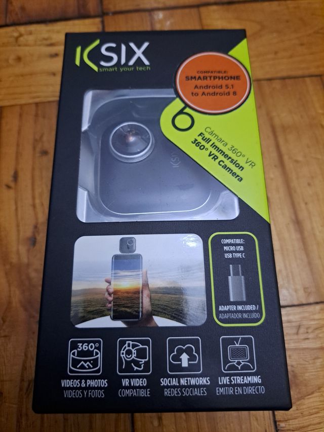 Camara deoortiva insta360 grados android para movi