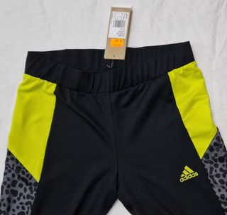 Pantalón Malla Térmica Deportiva Adidas Leopardo.