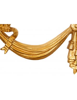 SOPRAPORTA IN LEGNO FINITURA FOGLIA ORO L91XPR5XH3