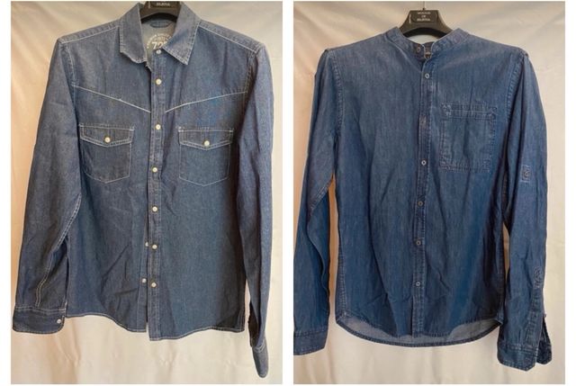Camicie jeans denim ragazzo/uomo taglia S