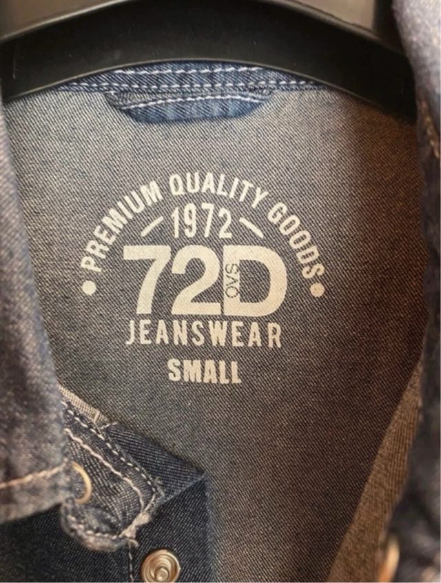 Camicie jeans denim ragazzo/uomo taglia S