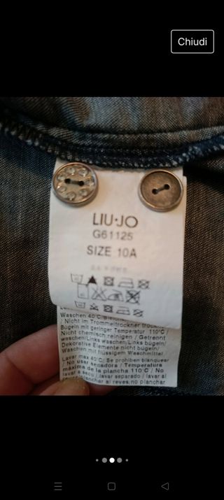 Camicia Liu Jo junior 10 anni