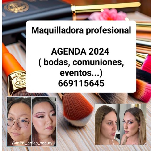 Maquilladora social y peluquera 
