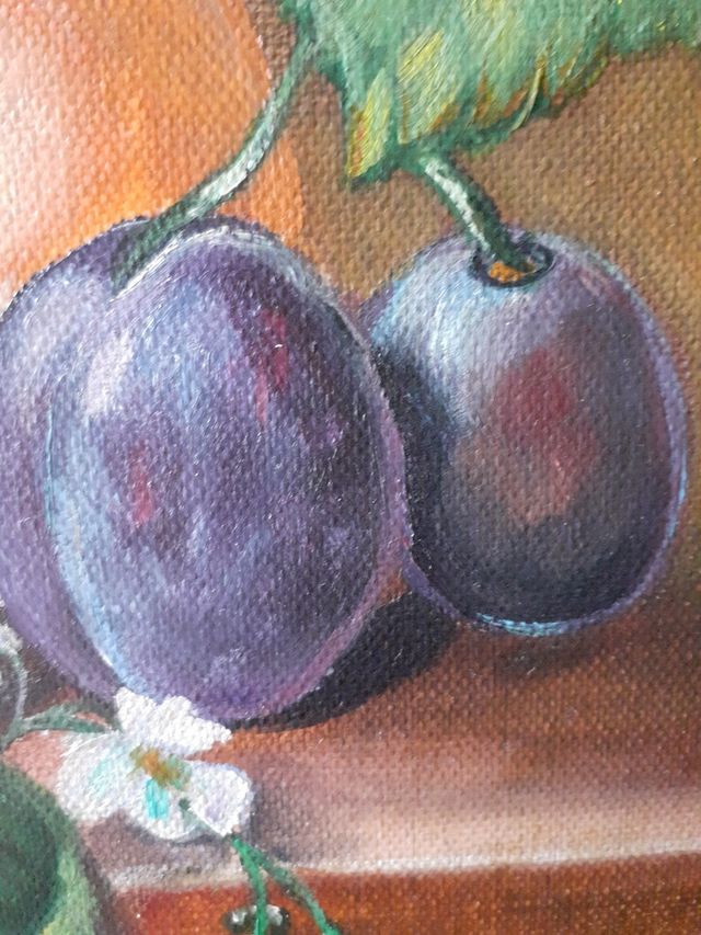 Cuadro pintura al óleo "Bodegón Holandes"