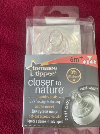 Tetinas biberon anticólicos.