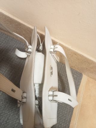 Bolso blanco crema Tous