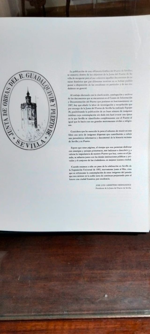 Libro Puerto de Sevilla