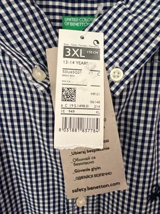 Camisa Benetton niño