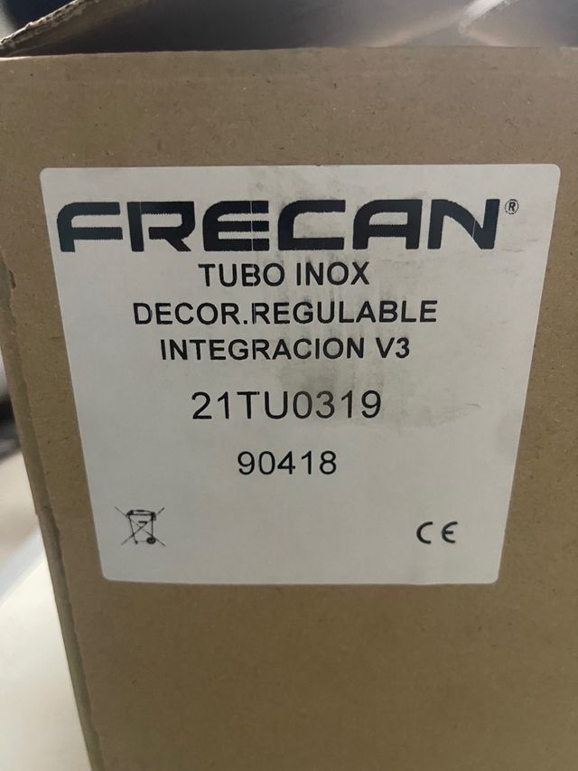 Tubo decorativo campana inox