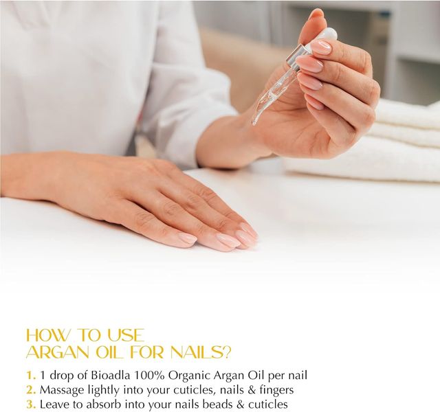 Aceite de argán orgánico para el pelo.