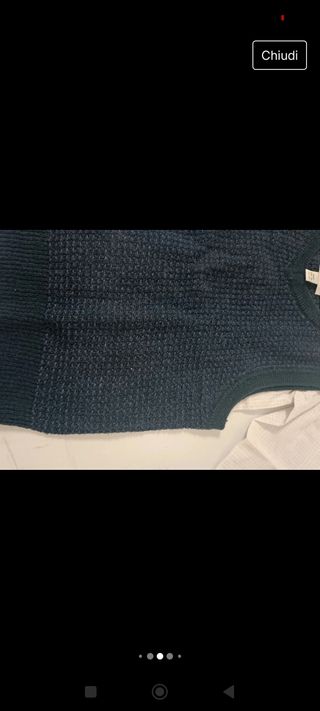 Gilet e camicia bimbo 2 anni