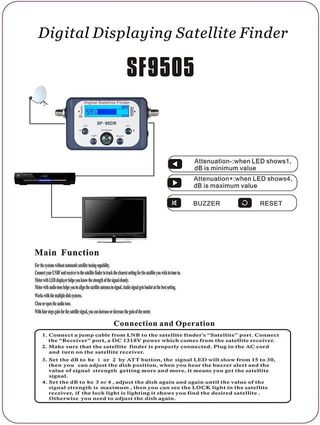 *Buscador de señal satélite digital*