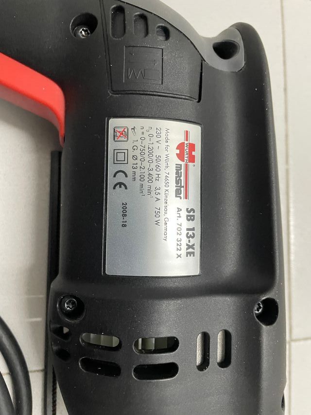 Taladro de Impacto WURTH SB 13-XE  700W