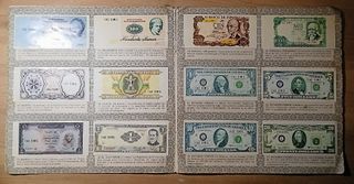 ALBUM, DINERO DE TODOS LOS PAÍSES.