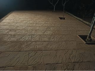 Hormigon impreso en suelo y fachadas