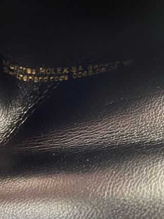 Cartera Rolex verde Ref: 0068.08.05