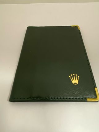 Cartera Rolex verde Ref: 0068.08.05
