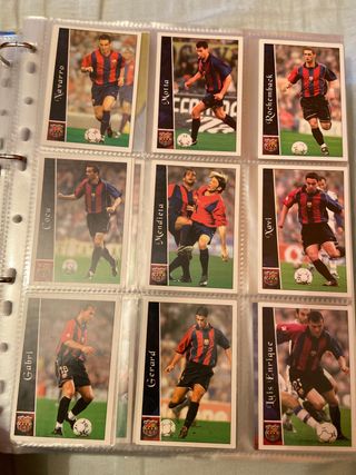Album  “ cromos “ fichas de la liga 2003