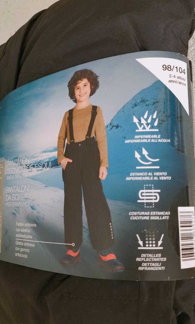 Pantalón esquí niño