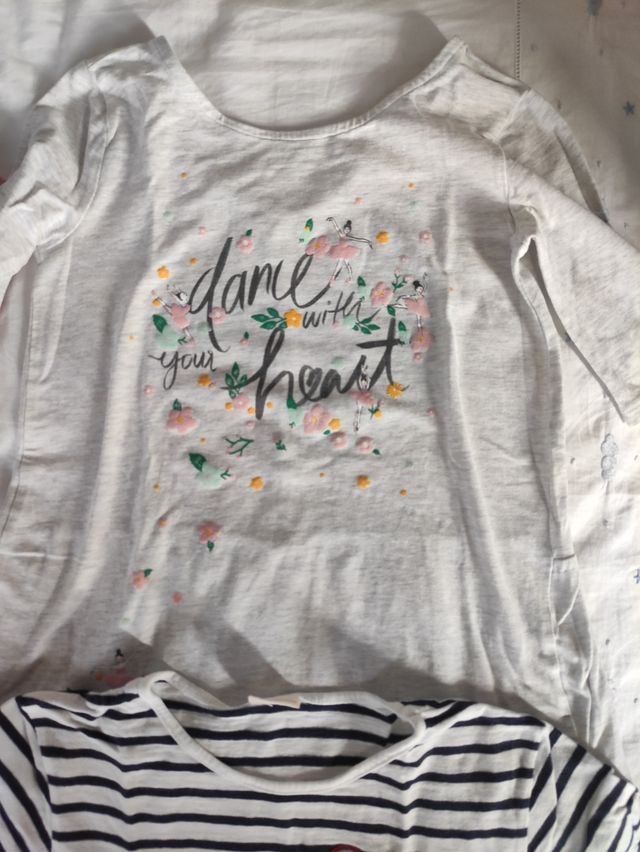 Pack camisetas manga corta niña