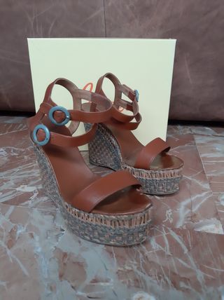 Cuñas Castañer cuero
