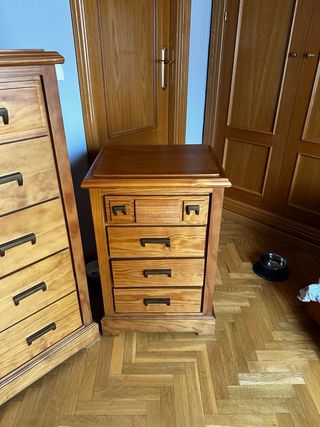 Conjunto habitacion madera de pino 