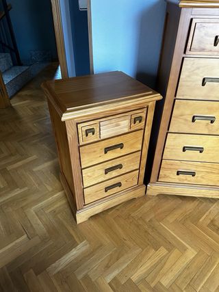 Conjunto habitacion madera de pino 