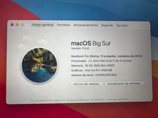 MacBook Pro Retina 15" (Mid 2014)