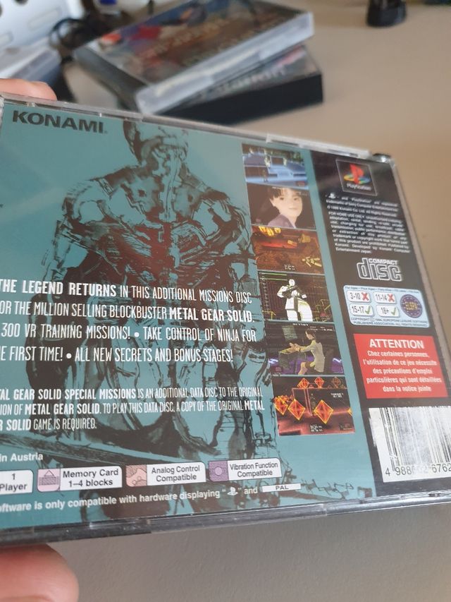 Metal Gear Solid Missioni speciali PSX PS