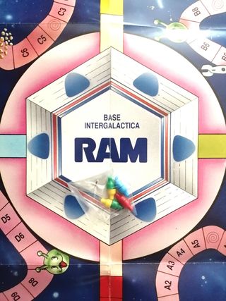 Juego de mesa RAM STARS.             Años 80.