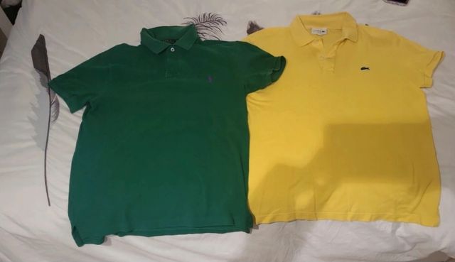 Dos polos Ralph Lauren y Lacoste 