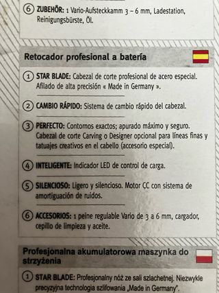 Retocador profesional a batería