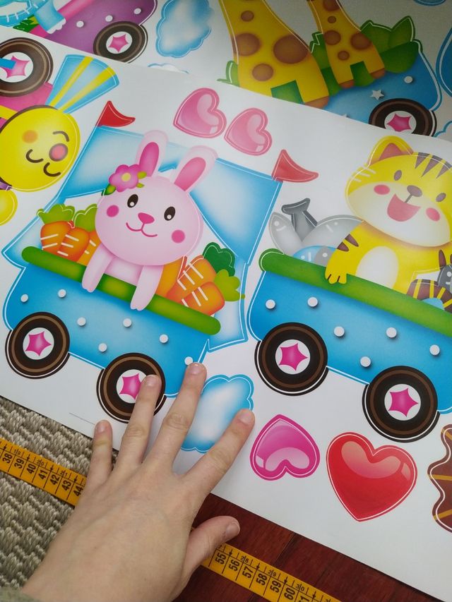 Vinilo infantil tren grande