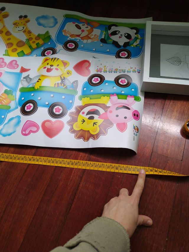 Vinilo infantil tren grande