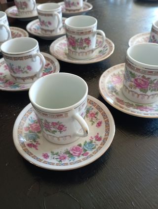 Juego de 10 tazas de café