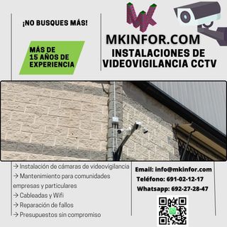 INSTALACIONES DE CÁMARAS DE VIDEOVIGILANCIA CCTV