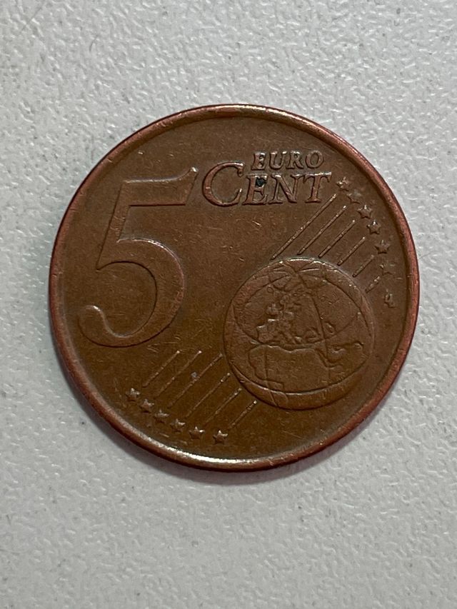Moneda euro Grecia 5 céntimos