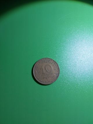 Moneda Francesa 10 centimos 1968
