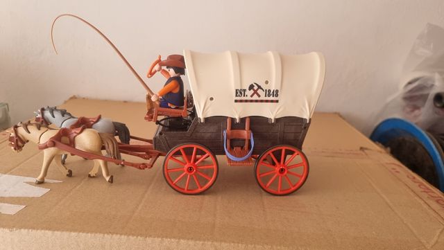 Playmobil carreta del oeste