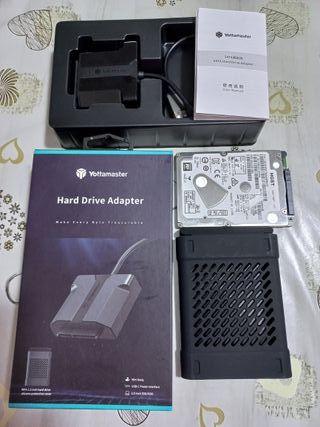 Adattatore x HD SATA da 2,5" + HD 500 GB +custodia