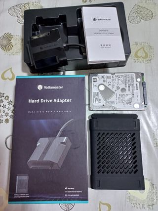 Adattatore x HD SATA da 2,5" + HD 500 GB +custodia