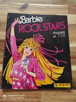 Álbum Barbie Rock Stars 1986 Panini