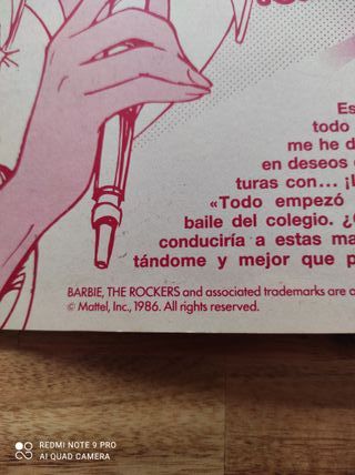 Álbum Barbie Rock Stars 1986 Panini