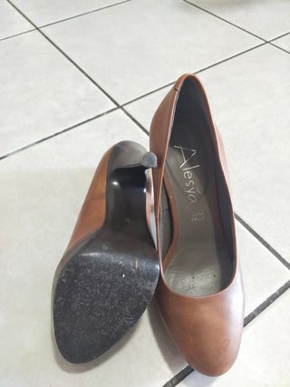 tacchi in pelle