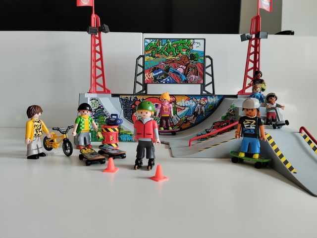 Playmobil pista de SKATE