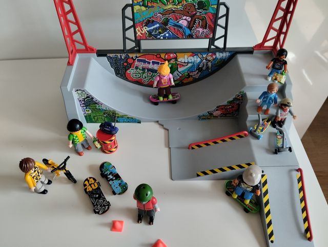 Playmobil pista de SKATE