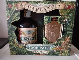 Confezione Don Papa Baroko e fiaschetta