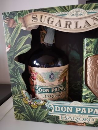 Confezione Don Papa Baroko e fiaschetta