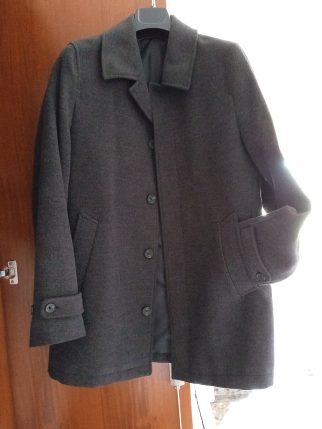 Chaquetón gris marengo