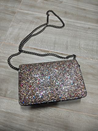 Bolso dorado de fiesta